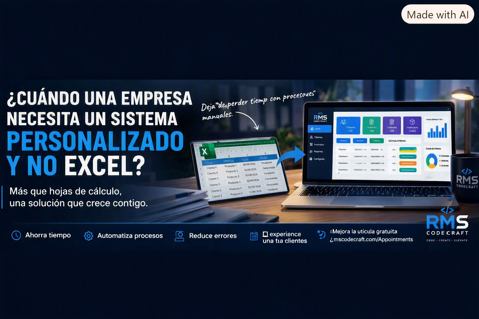 ¿Cuándo una empresa necesita un sistema personalizado y no Excel?