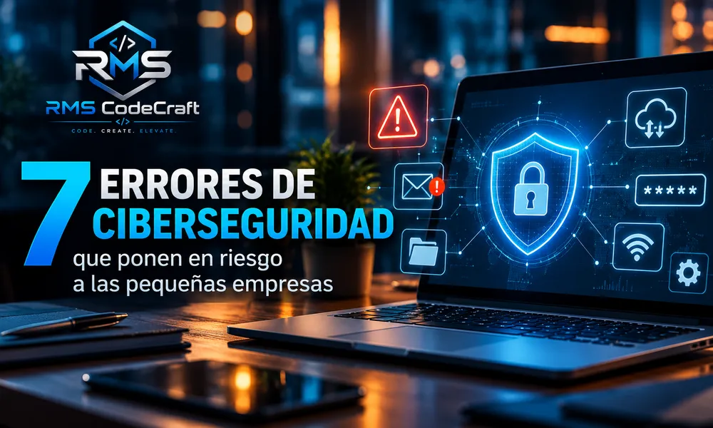 7 errores de ciberseguridad que ponen en riesgo a las pequeñas empresas
