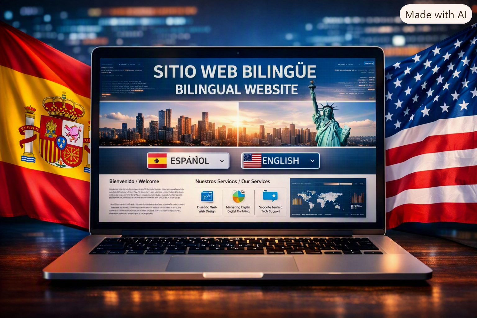 Beneficios de tener un sitio web bilingüe para atraer más clientes